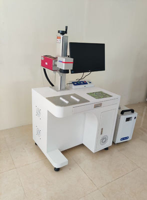 Mesin Penandaan Laser UV 355nm 3W/5W/10W Daya Opsional ± 0,01mm Akurasi