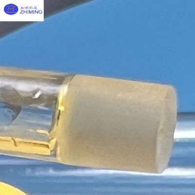 Tutup Sapphire tabung Aluminium oksida dipoles kristal tunggal tahan korosi