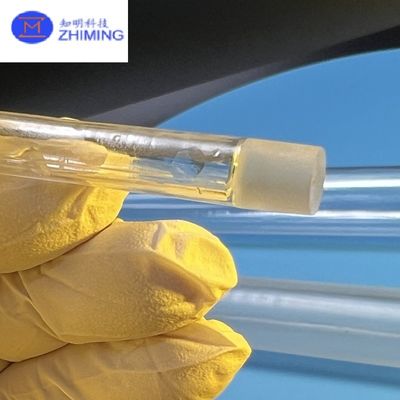 Tutup Sapphire tabung Aluminium oksida dipoles kristal tunggal tahan korosi