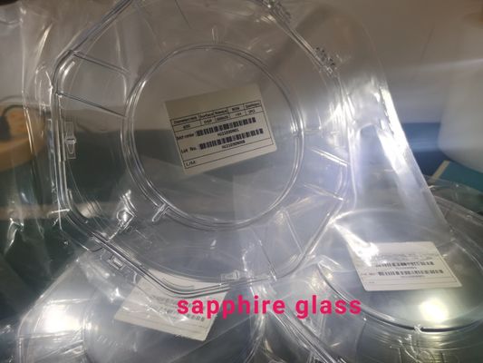 12Inch 300mm Substrat Safir Dipoles Wafer jendela safir Untuk Lensa Optik