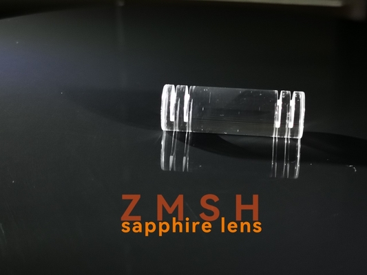 Lensa Batang Crylinder Safir Al2O3 Monokristalin Dengan Alur