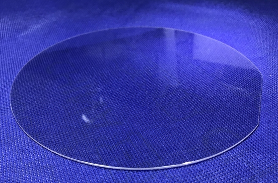 Harga yang pantas Circular Transparan Sapphire Optical Windows Quartz Customized Sapphire Lens Wafer Dengan Lubang on line