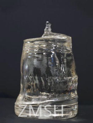 Harga yang pantas Sapphire Al2O3 Ingots 80KG 200KG 400KG Metode Pertumbuhan KY Untuk Pengolahan Komponen Sapphire on line