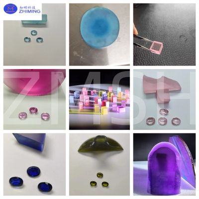 Harga yang pantas Colored Synthetic Gemstones Widely Used for Decorations and Optical on line