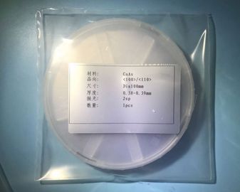Harga yang pantas 2INCH 3INCH 4Inch Undoped Gallium Arsenide Wafer Semi Isolasi Substrat GaAs Untuk LED on line