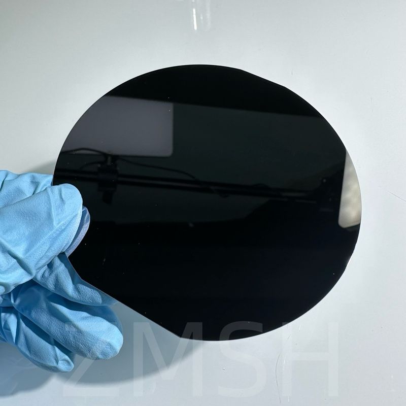 Si wafer 4 inci Polished CZ Dopant Arsenik ((As) Bor ((B)) Fosfor ((Ph)) (100) Semikonduktor