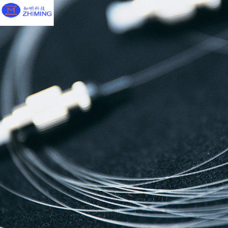 Sapphire fiber optic Dia 25-500um Fiber orientasi sumbu C Transmittance > 80% High Radiation Resistance