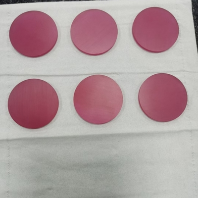 Harga yang pantas Cr3+ Doping Ruby Titanium Doped Sapphire Untuk Watch Glass Optical Winows on line