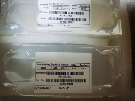 Harga yang pantas 2 Inch 3 Inch 4 Inch Sapphire Wafers Untuk Ketebalan Optik 400um DSP SSP Nol Derajat on line