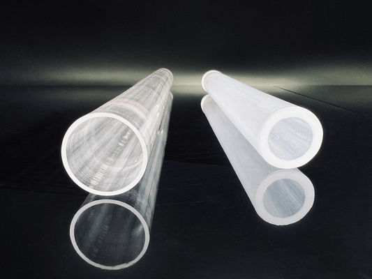 Flow Control Sapphire Tube Rods Alat Isolasi Pelindung Tabung Kuarsa
