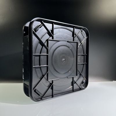 4inch 6inch 8inch Polypropylene Multi Wafer Box Silicon Carrier Container Box Warna Gelap