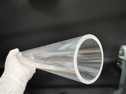 Kekerasan Tinggi Tabung Sapphire Tubing Anti-Goresan Bentuk Tabung Transparan Kekerasan tinggi