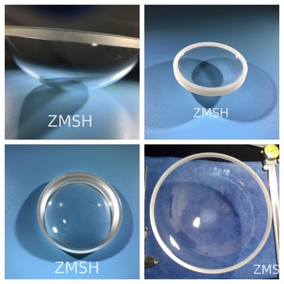 Harga yang pantas Dome Sapphire Optical Windows Resistensi kimia Konduktivitas panas tinggi Ketebalan 1mm 2mm on line