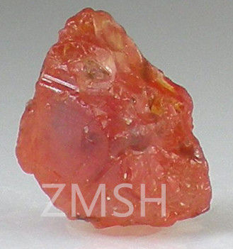 Harga yang pantas Peach Orange Paparacha Lab Made Sapphire Batu permata mentah Untuk dekorasi kalung cincin anting on line