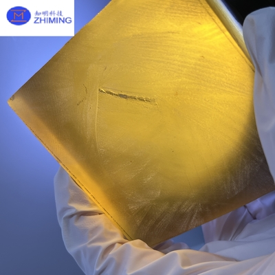 Harga yang pantas Bahan baku safir kuning dibuat di laboratorium untuk pembuatan perhiasan on line