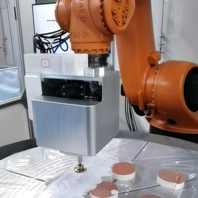Harga yang pantas Peralatan finishing permukaan robot polishing grinding workpieces on line
