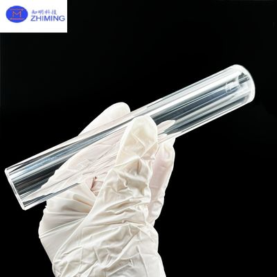 Harga yang pantas KY Method Sapphire Tube Al2O3 Single Crystal with Wide Transmission Wavelength Range Customizable Size and Chemical Inertness on line