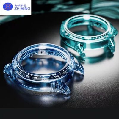 Harga yang pantas Kasus Jam Tangan Moissanite Karbida Silikon Transparan (SiC) Jam Mewah on line