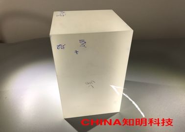 Harga yang pantas blok kubus optik safir kasar yang disesuaikan untuk penutup bola optik on line