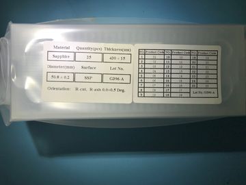 Harga yang pantas 2 Inch DSP SSP Gallium Nitride Wafer Sumbu Safir Substrat GaN Template Epitaxial on line