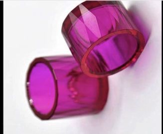 Harga yang pantas 99.999 ％ Ruby Purity White Sapphire, Sapphire Crucible Cuvette Hijau Biru Kuning on line