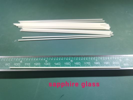 Harga yang pantas Ultra-halus tipis dia1.0mm 0.6mm Al2o3 Keramik Batang Kaca Safir Tongkat permukaan tersusun on line