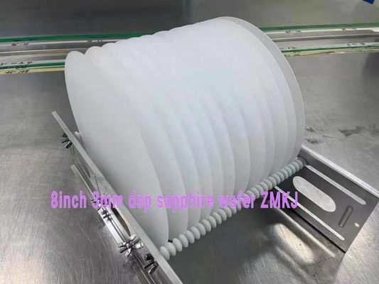 Harga yang pantas 8Inch DSP 3mm Tebal Sapphire Crystal wafer jendela safir on line