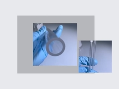 Tabung Dan Batang Safir Kristal Tunggal Ditumbuhkan di Tanah Halus Dan Permukaan Dipoles